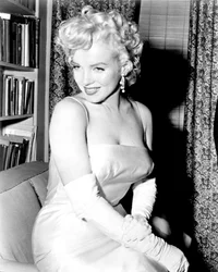 Den amerikanska skådespelaren och sångerskan Marilyn Monroe